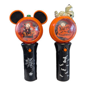 Disney Mickey Mouse Snoopy Halloween Spinner Wands Batteries Not Included